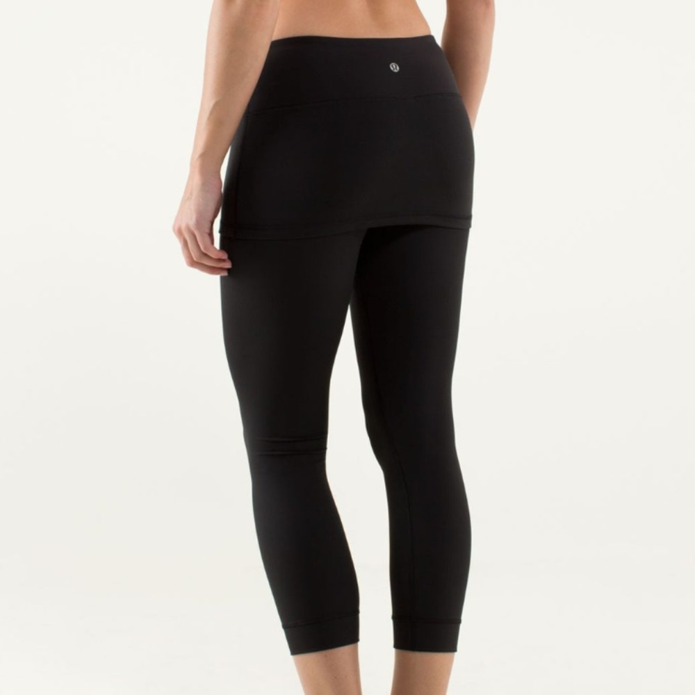 Lululemon A Go Go Crop with Attached Skirt